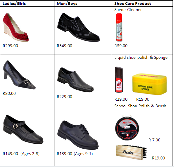 Bata Shoe Care Products | Bata South 